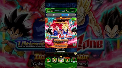 GOKU STORY VEGETA STORY TICKET SUMMON DBZ DOKKAN BATTLE GUARANTEED SSR