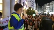Hiszpańska policja w Walencji walczy o wolność
