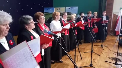 Chór Zorza z Markuszowa na XXVIII Festiwalu Piosenki Religijnej w Markuszowie dn.  11. 11. 2017 r.