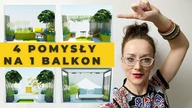 Jak urządzić MAŁY BALKON ? 4 pomysły na urządzenie małego balkonu w bloku