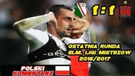 Legia 1:1 Dundalk Elm.  Ligi Mistrzów 16/17, skrót meczu, Polski komentarz HD