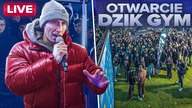 OTWARCIE DARMOWEJ SIŁOWNI DZIK® GYM W ŁĘCZNEJ - LIVE
