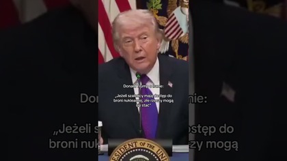 DONALD TRUMP O IRANIE.  MUSISZ TEGO POSŁUCHAĆ!