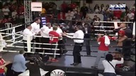 Potężny nokaut podczas walki kickboxingu