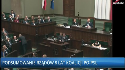 Mariusz Kamiński - podsumowanie 8 lat rządów koalicji PO-PSL [Telewizja Republika]