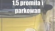 1,5 promila i parkowanie na przejściu.  Wszystko w drodze na komendę