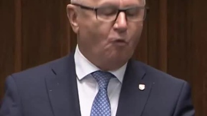Wspaniałe wystąpienie Wlodek Skalik przewodniczącego Koła Poselskiego