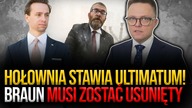 Hołownia stawia ULTIMATUM Konfederacji! Braun musi zostać usunięty