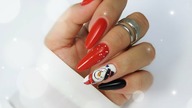 Snowman nails art tutorial step by step / Elisium Nails