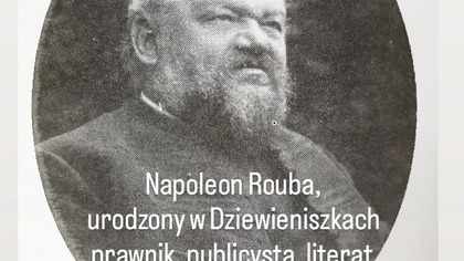 Miasteczko Dziewieniszki.  Literat Napoleon Rouba.  Dieveniškės, Napoleonas Rouba (Riauba) Dieveniškių