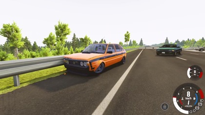 REALISTYCZNE ZDERZENIA SAMOCHODOWE W RUCHU ULICZNYM NA AUTOSTRADZIE (BeamNG. drive)