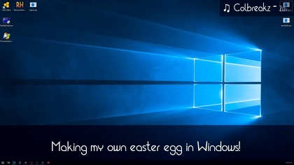 Making a custom easter egg in Windows