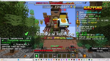 xd miały byc igrzyska smierci w minecraft ale nei mogłem znalesc servera