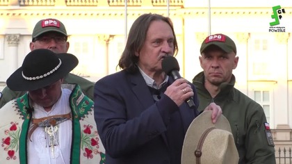 Leszek Samborski Przemówienie na koniec marszu Stop Masowej Imigracji 24.08.25