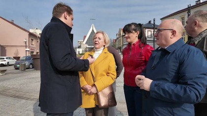 Wielkanocna zupa dla potrzebujących na Rynku w Jaworznie