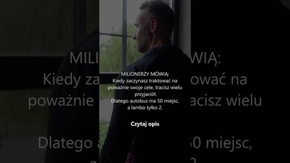 MILIONERZY MÓWIĄ