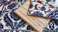 Iznik tiles - ceramic wall tiles with Arabic design [Cerames models]