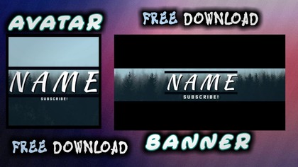 FREE BANNER AND AVATAR TEMPLATE (DOWNLOAD)