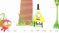 Biba the Butterfly boops Bill Cipher
