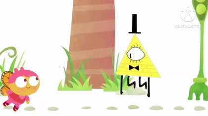Biba the Butterfly boops Bill Cipher