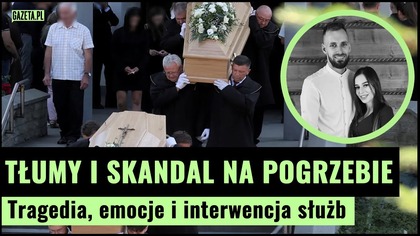 Pogrzeb Justyny i Zbigniewa z Limanowej  Dramat i awantura po mszy | Gazeta.pl