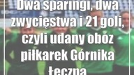 Dwa sparingi, dwa zwycięstwa i 21 goli, czyli udany obóz piłkarek Górnika Łęczna