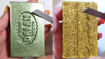 Soap Carving ASMR Relaxing Sounds no talking Satisfying ASMR Video