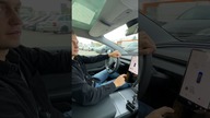 Zawracanie nową Teslą Model 3 bez dźwigni zmiany biegów #danielgrzyb #tesla