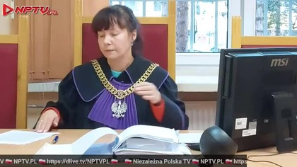 Sąd.  Ogłoszenie wyroku Sosnowiec (25.01.2024)