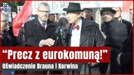 Braun zaskoczył na konferencji.  Wygłosił z Korwinem mocny apel | Gazeta.pl