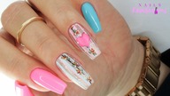 Valentines nails art tutorial step by step / Cuccio /Stardoro