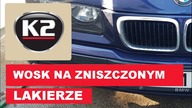 Wosk K2 Proton na zniszczonym lakierze - BMW E36, nie myte od 5 lat!