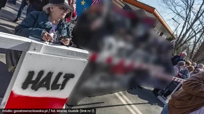 Protest na granicy z Niemcami.  Czy w Zgorzelcu doszło do prowokacji¿ mp4 686x432
