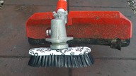 Szczotka do czyszczenia tarasów kostki za 10 zł kosa spalinowa. Turbo szczotka
