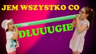  JEM WSZYSTKO CO DŁUGIE  Challenge TYLKO DŁUGIE JEDZENIE