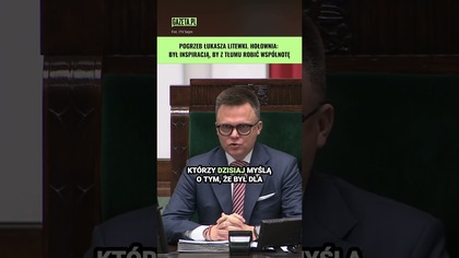 Pogrzeb Łukasza Litewki.  Hołownia: Był inspiracją #shorts