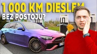 Przejechałem nowym MERCEDESEM C220d 1000 km!  DIESEL vs.  ELEKTRYK! Jaki czas?