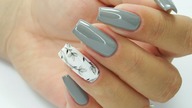 Grey flowers pattern / Stardoro