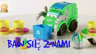 Ciastolina Play Doh- Samochód Śmieciarka- zbieramy śmieci!!