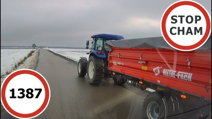 Stop Cham #1387 - Niebezpieczne i chamskie sytuacje na drogach