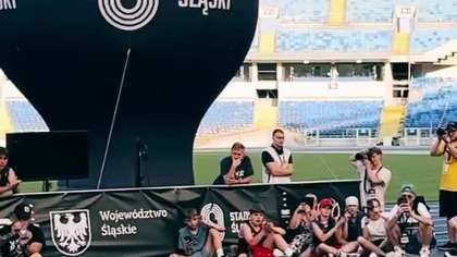 16 latek robi pod NOGĄ na WYMIARZE! Stadion Śląski! #shorts #verticaljump #viral