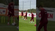Nicola Zalewski na treningu reprezentacji