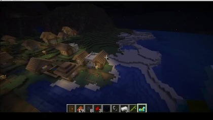 Two villages #minecraft #gaming #Game #Short #Shorts