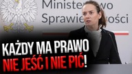 Ministerstwo Sprawiedliwości do więźniów politycznych: Każdy ma prawo nie jeść i nie pić