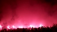 WIDZEW ŁÓDŹ NA PLACU WOLNOŚCI- football fans celebrate promotion 2016