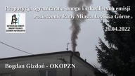 Posiedzenie Rady Miasta Łaziska Górne - propozycja ograniczenia smogu i szkodliwych emisji-kopciuch
