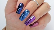 Elegant mirror nails / allepaznokcie
