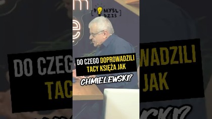 Do czego doprowadzili tacy księża jak Chmielewski? #PomyślDziś odc.  2427