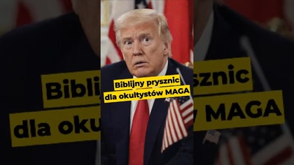 Biblijny prysznic dla okultystów MAGA #polityka #Trump #MAGA #biblia #apokalipsa