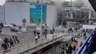 Nagranie sprzed lotniska w Brukseli po wybuchu bomby